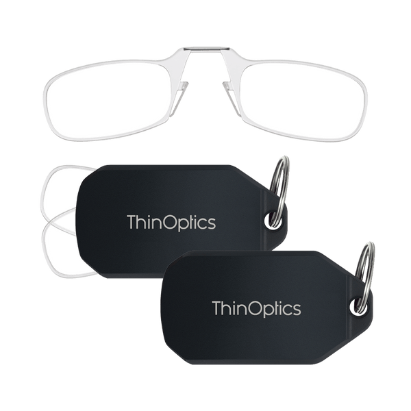 2-Pack Readers + Black Keychain Case - ThinOptics