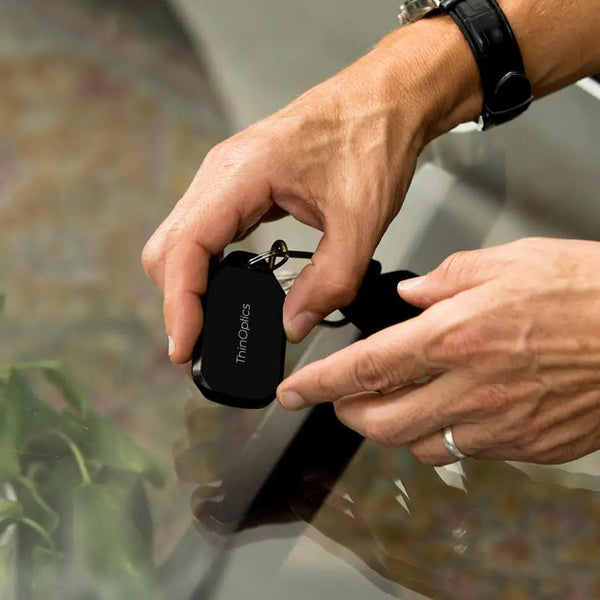 2-Pack Readers + Black Keychain Case