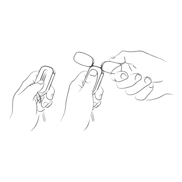 2-Pack Readers + Silver Keychain