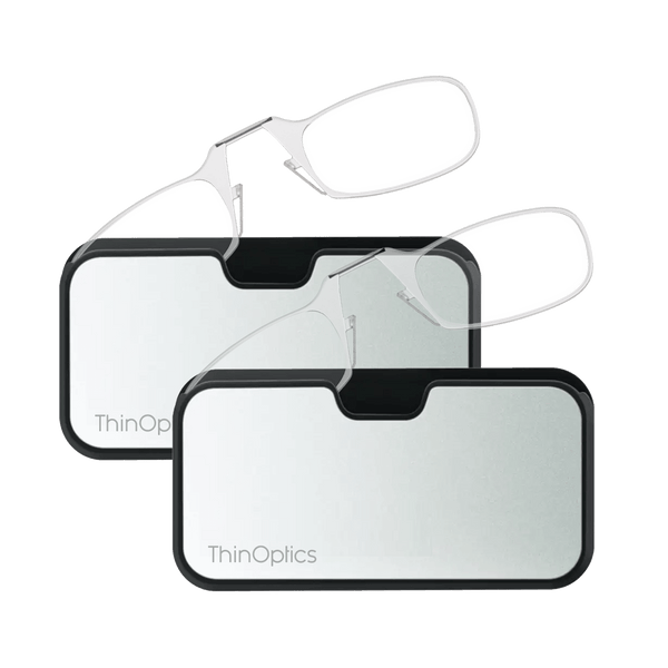 2-Pack Readers + Silver Universal Pod - ThinOptics