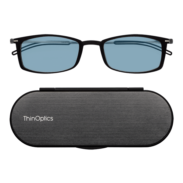 Brooklyn Blue Light Blocker Glasses + Milano Case