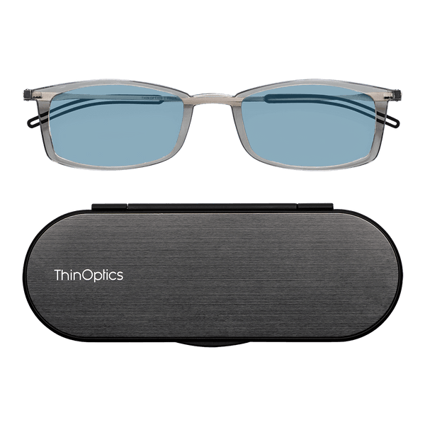 Brooklyn Blue Light Blocker Glasses + Milano Case