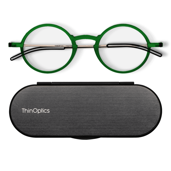 Manhattan Full Frame Reading Glasses + Milano Case