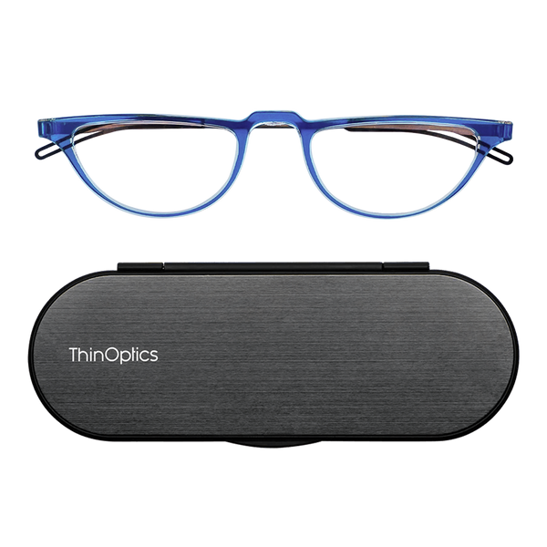 Crescent Full Frame Reading Glasses + Milano Case