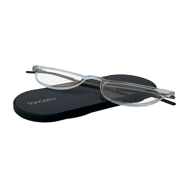 Crescent Full Frame Reading Glasses + Milano Case