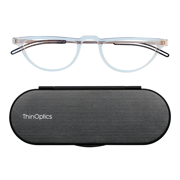 Crescent Full Frame Reading Glasses + Milano Case