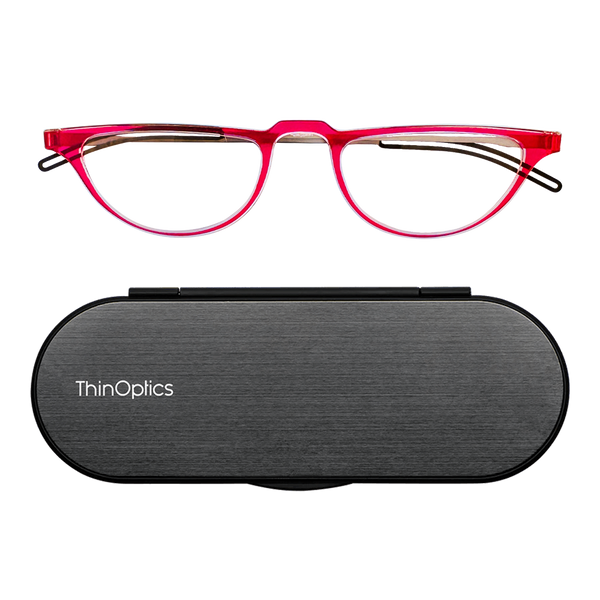 Crescent Full Frame Reading Glasses + Milano Case