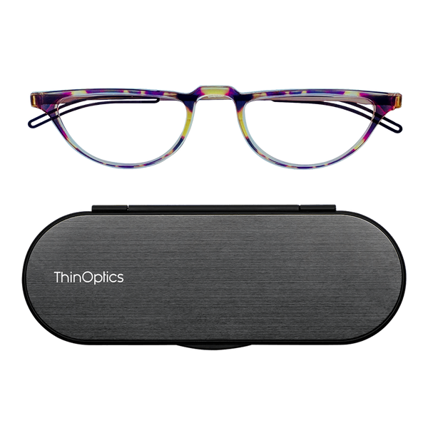 Crescent Full Frame Reading Glasses + Milano Case