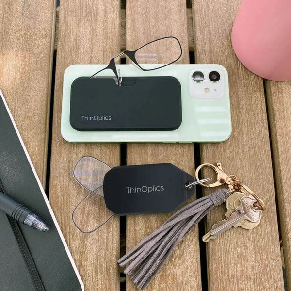 Readers + Black Keychain Case