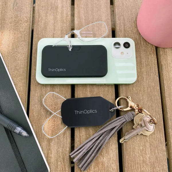 Readers + Black Keychain Case