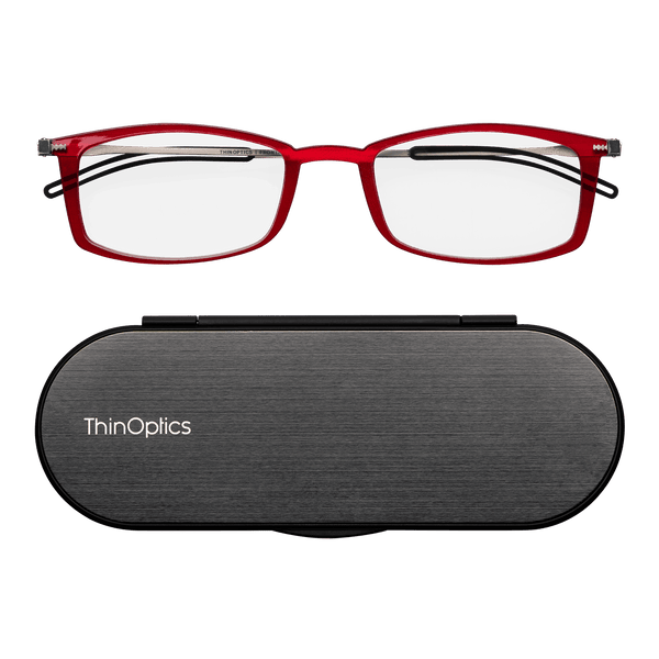 Brooklyn Full Frame Reading Glasses + Milano Case - ThinOptics