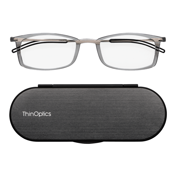 Brooklyn Full Frame Reading Glasses + Milano Case - ThinOptics