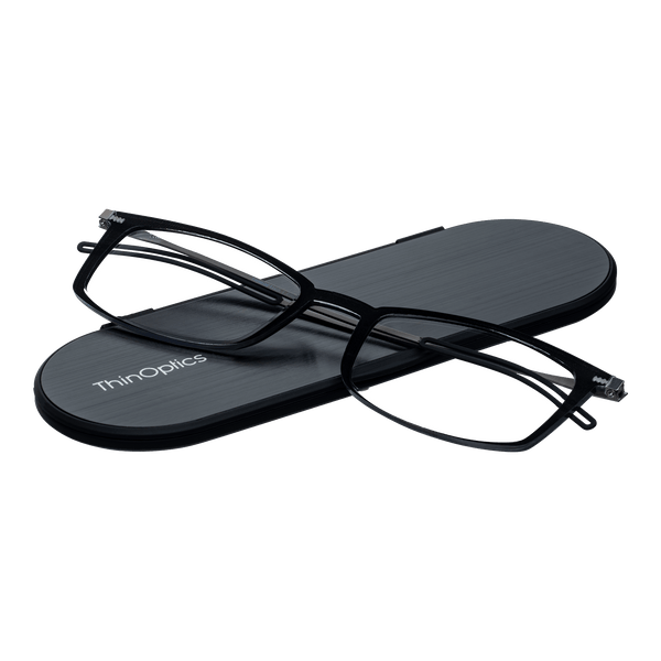 Brooklyn Full Frame Reading Glasses + Milano Case - ThinOptics