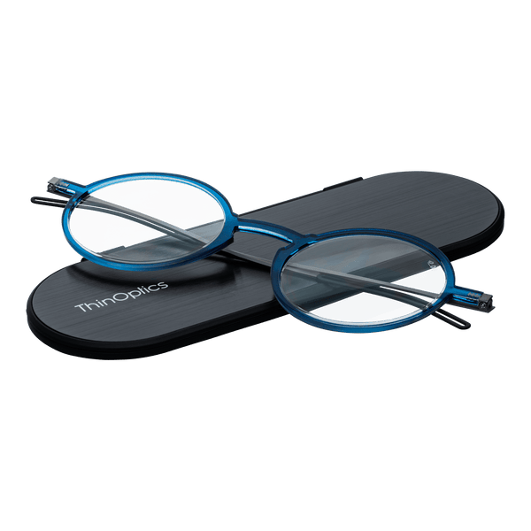 Manhattan Full Frame Reading Glasses + Milano Case - ThinOptics