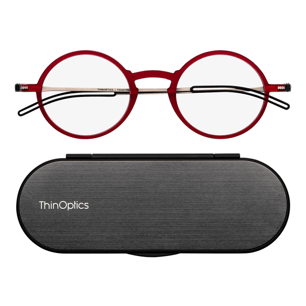 Manhattan Full Frame Reading Glasses + Milano Case
