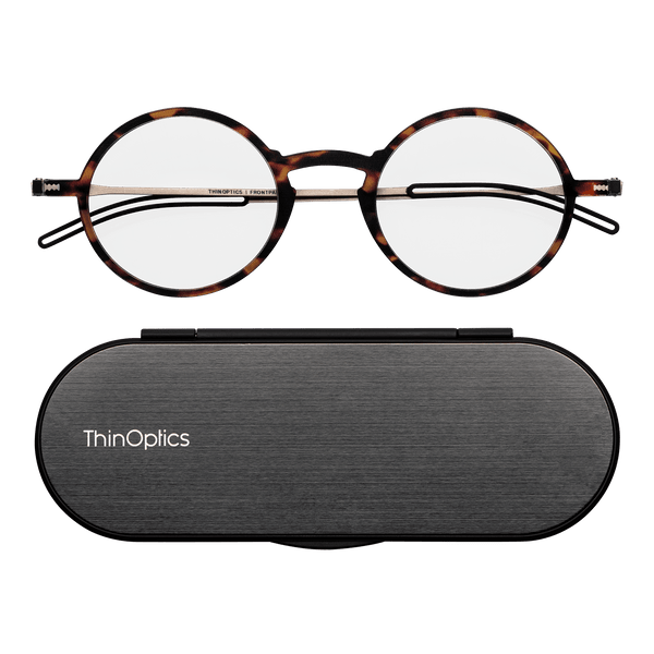 Manhattan Full Frame Reading Glasses + Milano Case - ThinOptics