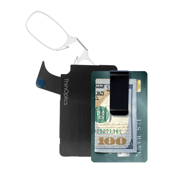 Readers + Black Flashcard Wallet - ThinOptics