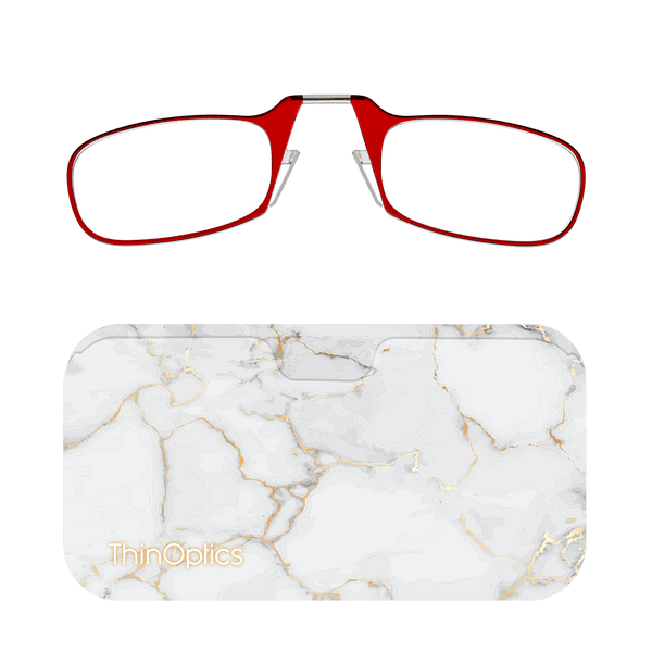 Readers + Elegant Marble Universal Pod - ThinOptics