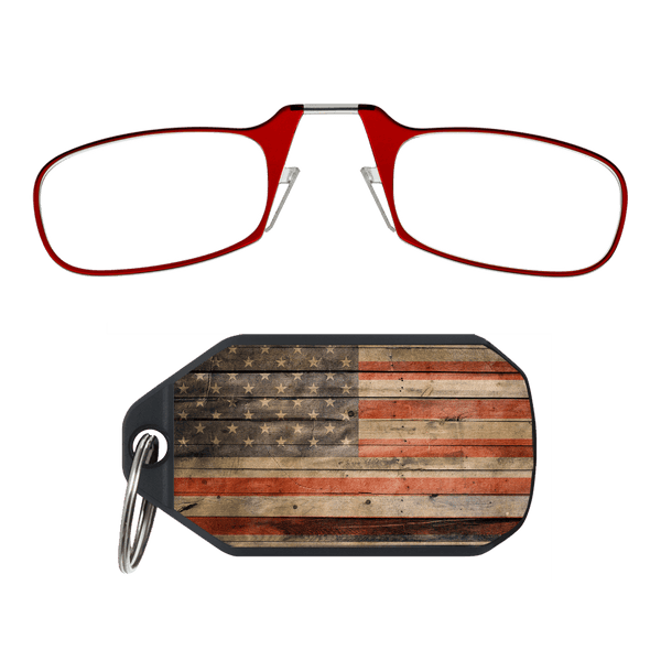 Readers + Flag Keychain - ThinOptics