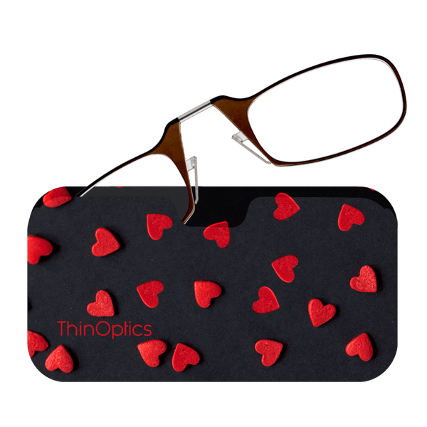 Readers + Red Felt Hearts Universal Pod - ThinOptics