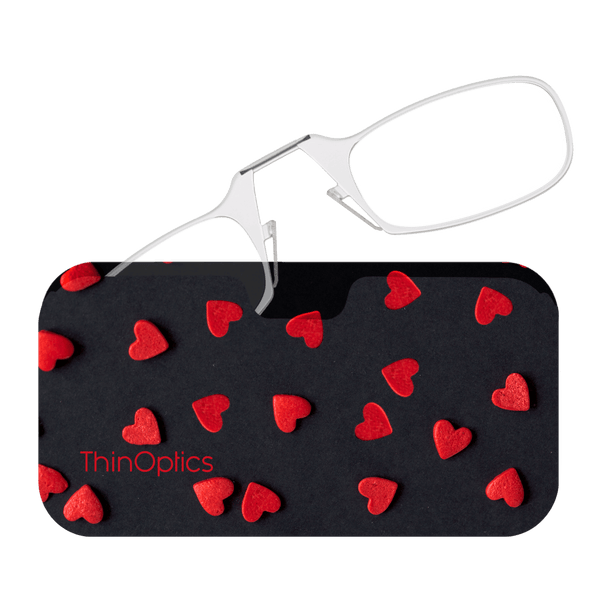 Readers + Red Felt Hearts Universal Pod - ThinOptics