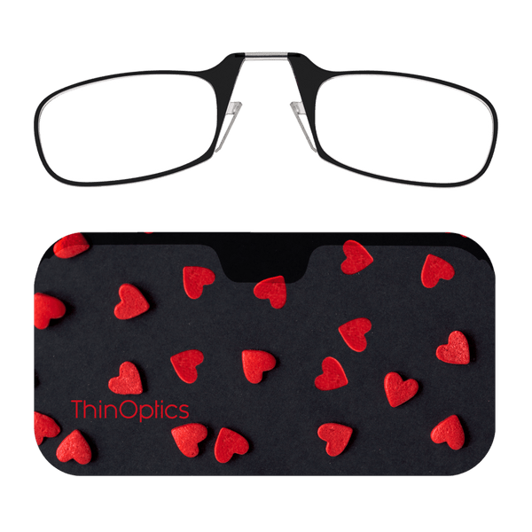 Readers + Red Felt Hearts Universal Pod - ThinOptics