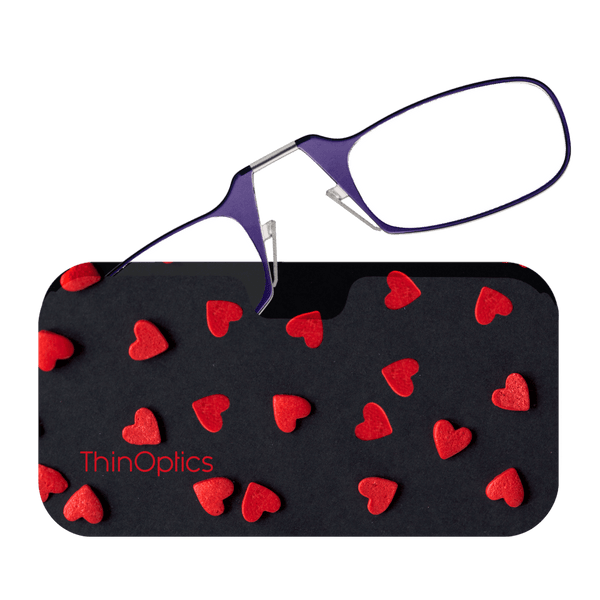 Readers + Red Felt Hearts Universal Pod - ThinOptics