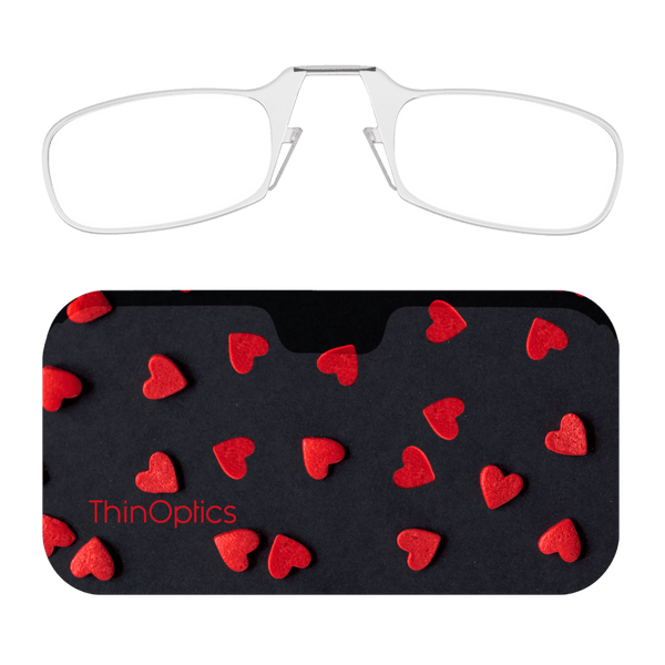 Readers + Red Felt Hearts Universal Pod - ThinOptics