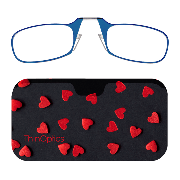 Readers + Red Felt Hearts Universal Pod - ThinOptics