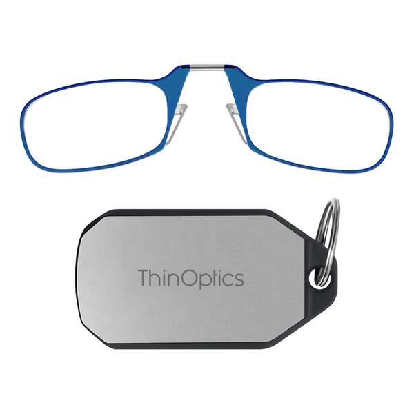 Readers + Silver Keychain Case - ThinOptics