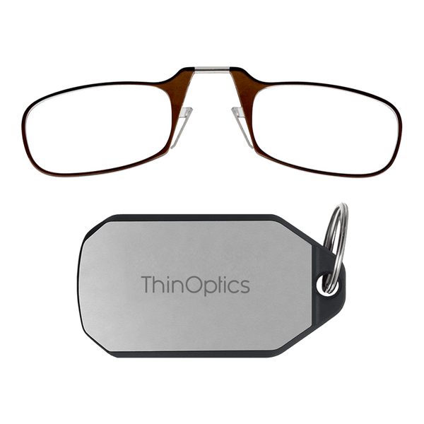 Readers + Silver Keychain Case - ThinOptics