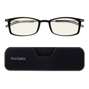Brooklyn Blue Light Blocker Glasses + Connect Case - ThinOptics